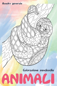 Colorazione Zendoodle - Quadro generale - Animali