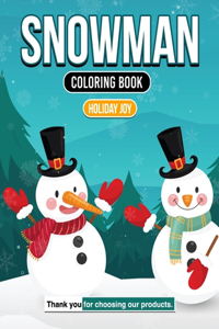 Snowman Coloring Book