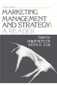 Marketing Management and Strategy: A Reader