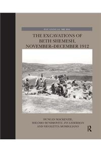 Excavations of Beth Shemesh, November-December 1912