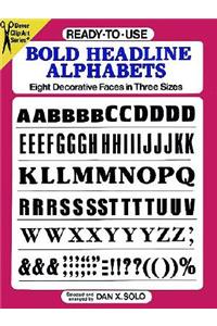 Ready-To-Use Bold Headline Alphabets