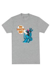 Sesame Street: The Monster at the End of This Book Unisex T-Shirt X-Large (Grey)