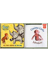 Curious Baby My First Words at the Zoo Gift Set (Curious George Book & T-shirt)