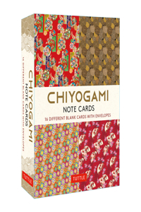 Chiyogami Japanese, 16 Note Cards