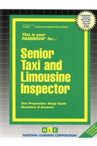 Senior Taxi and Limousine Inspector