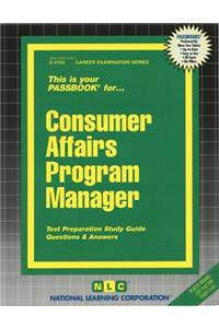 Consumer Affairs Program Manager: Passbooks Study Guide