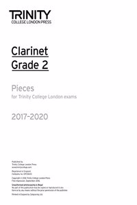 Clarinet Exam Pieces Grade 2 2017 2020 (Part Only)