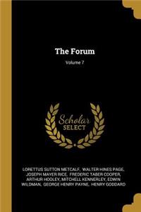 Forum; Volume 7