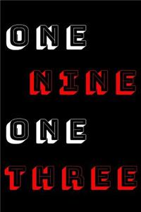 One Nine One Three
