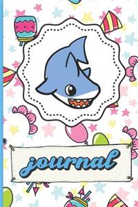 Shark Birthday Party Journal
