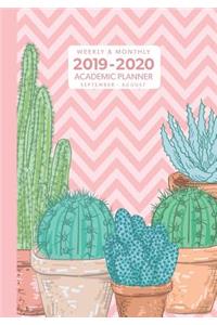Weekly & Monthly 2019 - 2020 Academic Planner September - August