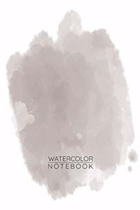 Gray Watercolor Notebook - Sketch Book for Drawing Painting Writing - Gray Watercolor Journal - Gray Watercolor Diary