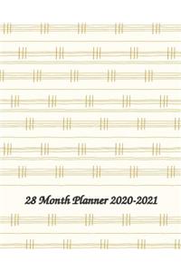 28 Month Planner 2020-2021
