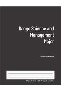 Range Science and Management Major Composition Notebook