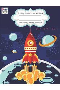 Primary Composition Book with Picture Space