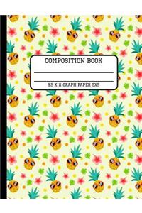 Composition Book Graph Paper 5x5