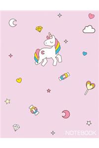 Unicorn Notebook (8.5 X 11 Inches)