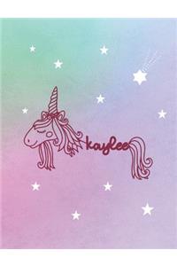 Kaylee: Unicorn Name Notebook