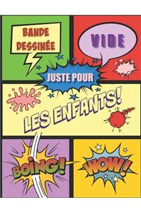 Bande dessinée vide juste pour les enfants! Boing! Wow!