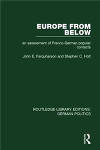 Europe from Below (Rle: German Politics)