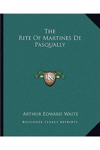 Rite of Martines de Pasqually