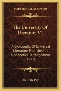The University Of Literature V1