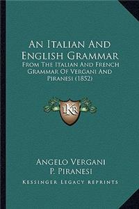 Italian and English Grammar