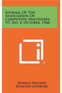 Journal of the Association of Computing Machinery, V7, No. 4, October, 1960