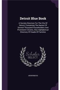 Detroit Blue Book