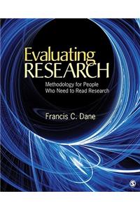 Evaluating Research