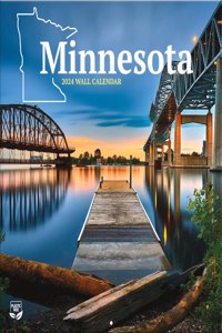 Minnesota 2024 12x12 Photo Wall Calendar