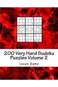 200 Very Hard Sudoku Puzzles Volume 2: Very Hard Sudoku Puzzles For Advanced Players