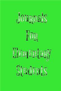 Journals For Elementary Students