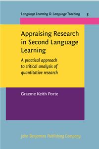 Appraising Research in Second Language Learning