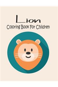 Lion Coloring Book For Children