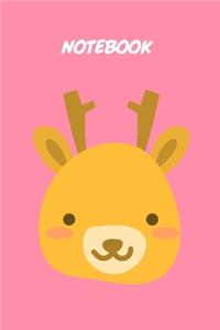 Baby deer kids Notebook [Lined] [6x9] [110 pages]