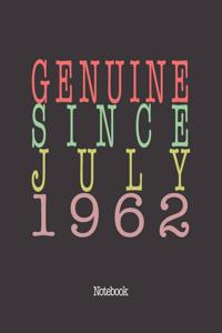 Genuine Since July 1962