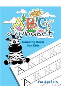 ABC Alphabet Coloring Book For Kids
