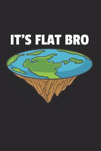 Flache Erde Notizbuch