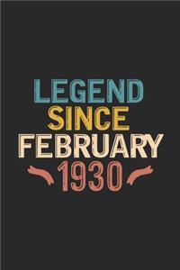 Legend Since February 1930