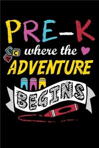 Pre-K Where The Adventure Begins