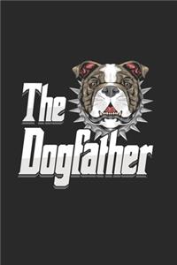 The Dog Father: Cool Cute Dog for father Design Notebook Composition Book Novelty Gift (6"x9") Dot Grid Notebook to write in