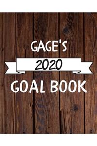Gage's 2020 Goal Book