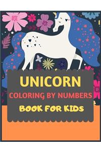 Unicorn Coloring By Numbers Book for Kids