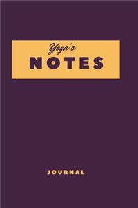 Yoga's Note