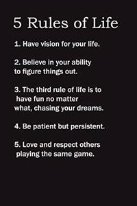 5 Rules of Life ( Happy 24 Birthday )