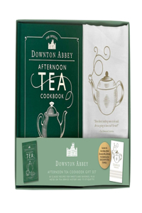 Official Downton Abbey Afternoon Tea Cookbook Gift Set [Book ] Tea Towel]