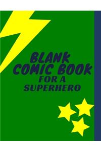 Blank Comic Book for a Superhero