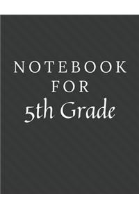 Notebook For 5th Grade