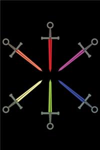 LGBT Light Sword Laser Notebook Journal